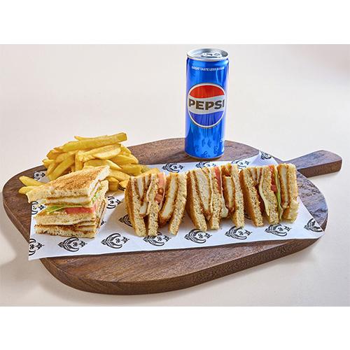 وجبة سندويتش كلوب دجاج فيليه