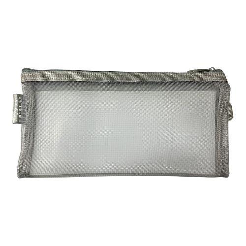 مقلمة سحاب ملف لون رمادي