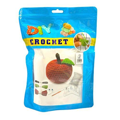 مجموعة كروشيه مع فيديو توضيحي شكل تفاح