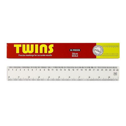 عرض قرطاسية العودة الى المدرسة علبة مساطر 10 حبة 30 سم 12 انش اي اند تي