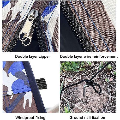 خيمة تغيير ملابس للتخييم والشاطئ مقاومة للمطر خفيفة الوزن قابلة للطي مع حقيبة حمل