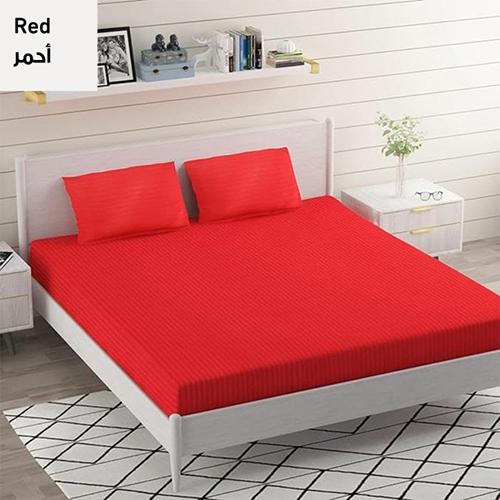 اكتيف ملاءة سريركينج 200x200سم احمرموديل رقم.P310