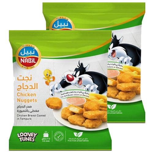 نبيل ناجتس الدجاج 700جم 2حبة