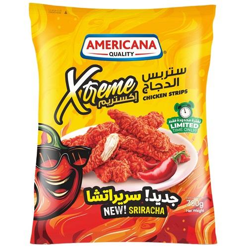 امريكانا ستربس الدجاج اكستريم سريراتشا 700جم
