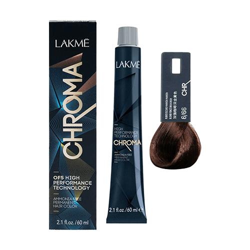 لاكمي كروما 6/66 صبغة شعر دائمة بدرجة اشقر غامق كستنائي لون دافئ غني بمظهر بني فاتح 60مل اشترِ1 واحصل على 1مجانًا