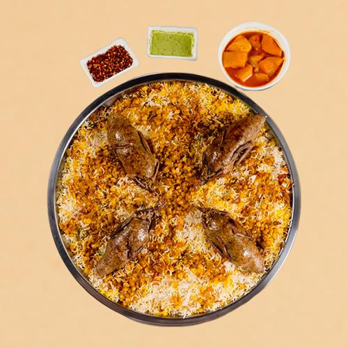 صينية مجبوس حمام محشي ارز