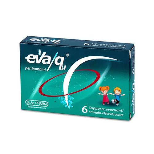 ايفا كيو يو لعلاج الامساك بامان وفعالية للاطفال 6تحاميل فوارة