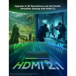 جوفي ايه اي بوكس جهاز بمنفذ HDMI 2.1 متزامن مع شريط اضاءة لتلفزيونات من55الى65 بوصة رقم.41931