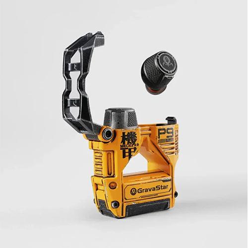 جرافاستار ايربودز سيريوس P9 بلس ANC اصفر رقم.41636