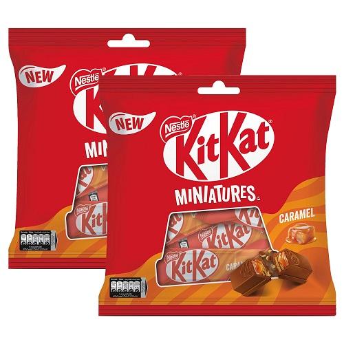 كيت كات مينيتشرز شوكولاتة بالكراميل 110جم 2حبة