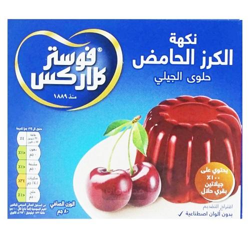 فوستر كلاركس جيلي بنكهة الكرز الحامض 80جم