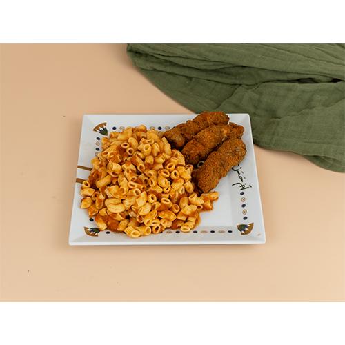 كفتة بانية مع معكرونة