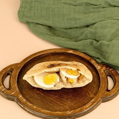 ساندويتش بيض مسلوق