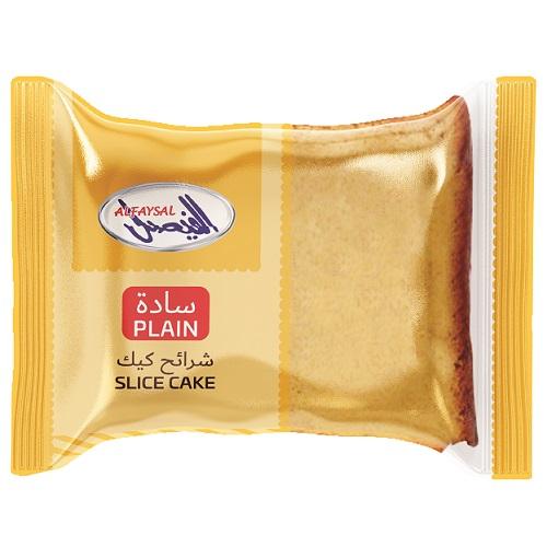 الفيصل شريحة كيك سادة 90جم