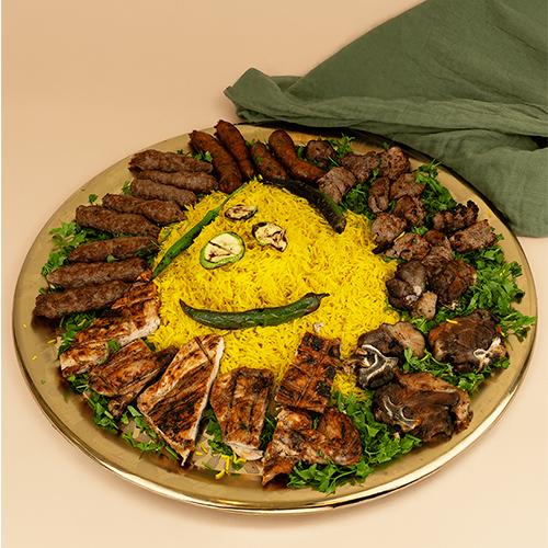 صنية الوليمة تكفى من5الى6اشخاص