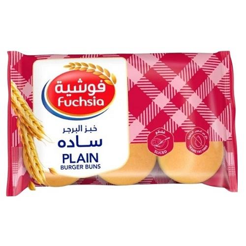 فوشية خبز برجر ساده 6حبة 390جم
