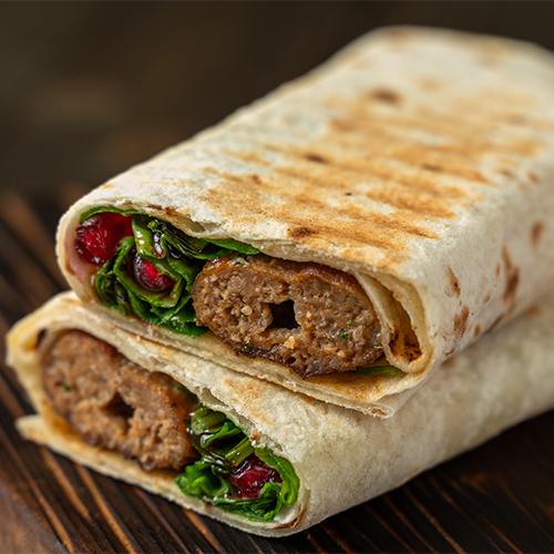 كباب جرجير رمان