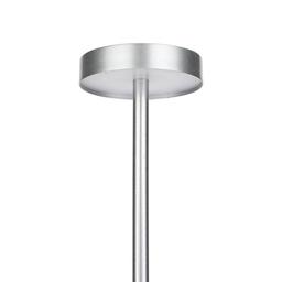 سكاي مصباح طاولة بار مع مستشعر لمسي قابل لاعادة الشحن فضي