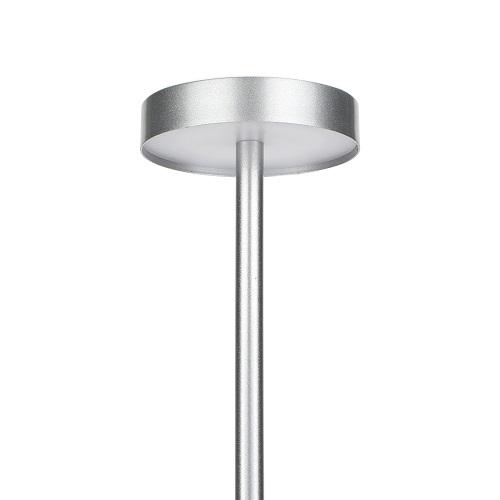 سكاي مصباح طاولة بار مع مستشعر لمسي قابل لاعادة الشحن فضي