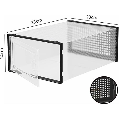 سكاي كي صندوق تخزين الاحذية شفاف