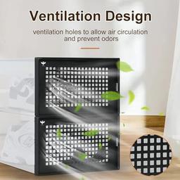 سكاي كي صندوق تخزين الاحذية شفاف