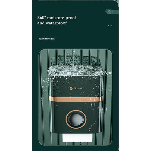 سكاي كي حامل ورق تواليت مع صندوق تخزين مناديل اخضر