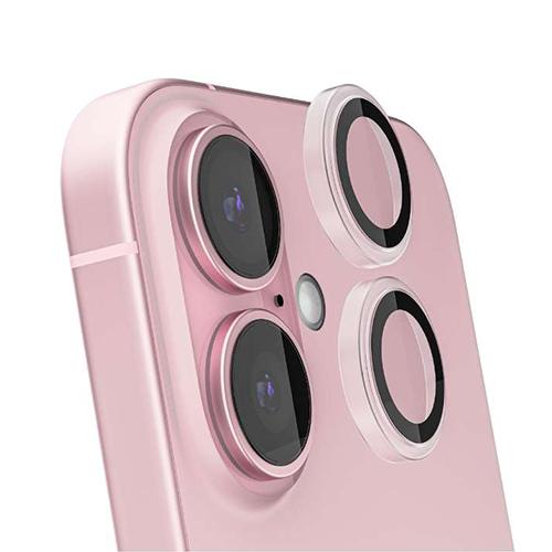 جوستيك عدسة حماية الكاميرا لجهاز لايفون 16 وايفون 16 بلاس شفافة