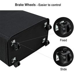 سكاي كي سلة غسيل ذات شبكتين بسعة كبيرة وقابلة للطي اسود