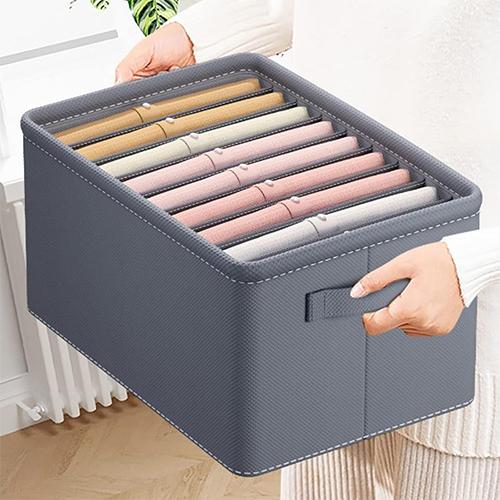 سكاي كي منظم ملابس قابل للطي و9شبكات رمادي