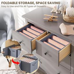 سكاي كي منظم ملابس قابل للطي و7شبكات رومادي