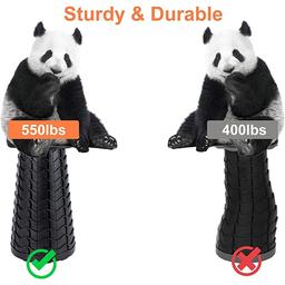 سكاي كي كرسي تلسكوبي قابل للطي محمول بارتفاع قابل للتعديل ازرق