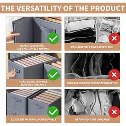 سكاي كي منظم ملابس قابل للطي و9شبكات رمادي