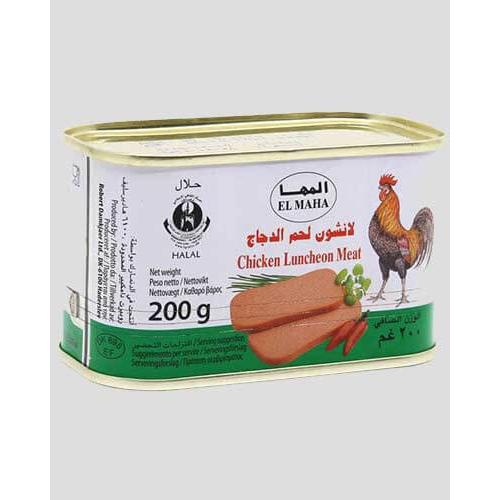 المها لانشون لحم الدجاج 200جم