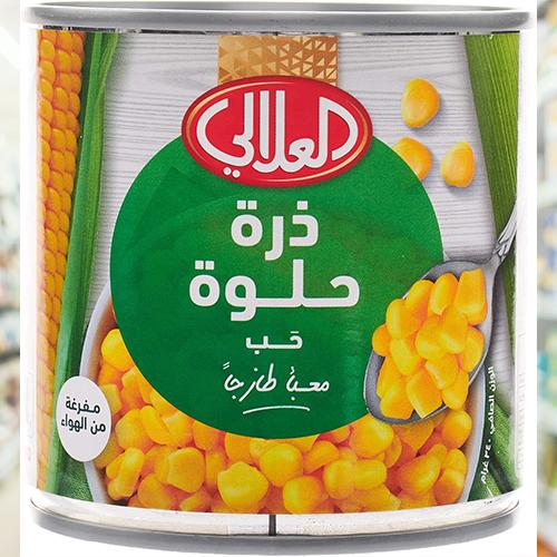 العلالي ذرة حلوة مغلفة مفرغة من الهواء 340جم