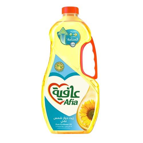 زيت دوار الشمس عافية 1.5لتر