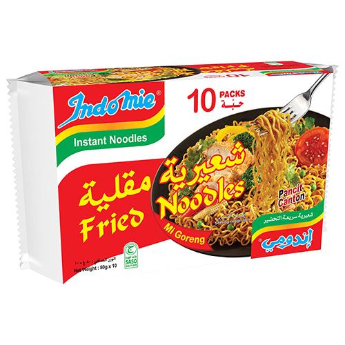 اندومي ميجورينج نودلز مقلية 80جم 10حبة