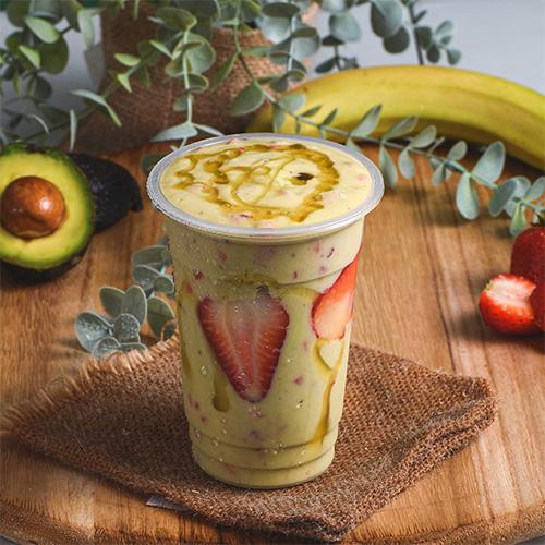 افوكادو فراولة وايس كريم