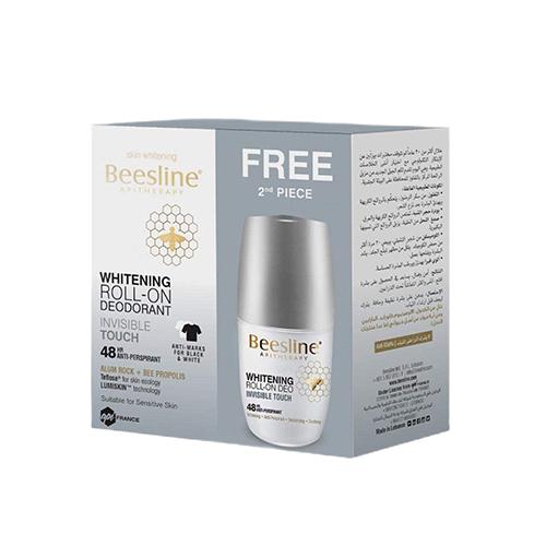 بيزلين رول اون مزيل الرائحة لتفتيح البشرة لمسة خفية 50مل 1+1مجانا