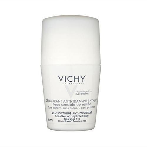 فيشي مزيل عرق رول اون 48ساعة مهدئ ومضاد للتعرق للبشرة الحساسة 50مل