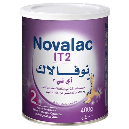 نوفالاك اي تي2 تركيبة حليب مخصص لحالات الامساك من عمر 6اشهر 400جم