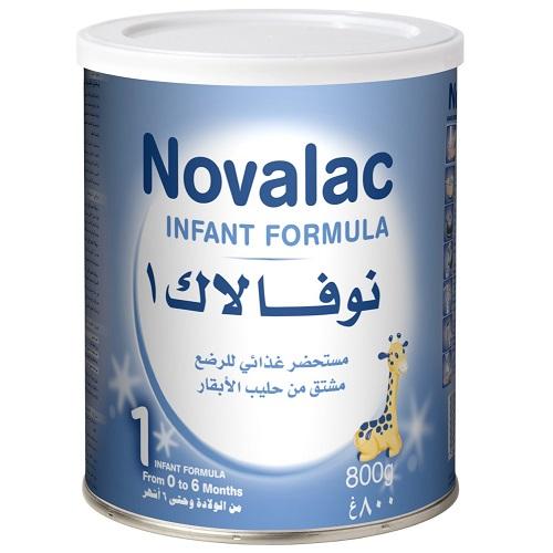 نوفالاك1 تركيبة حليب للرضع من الولادة حتي 6اشهر 800جم