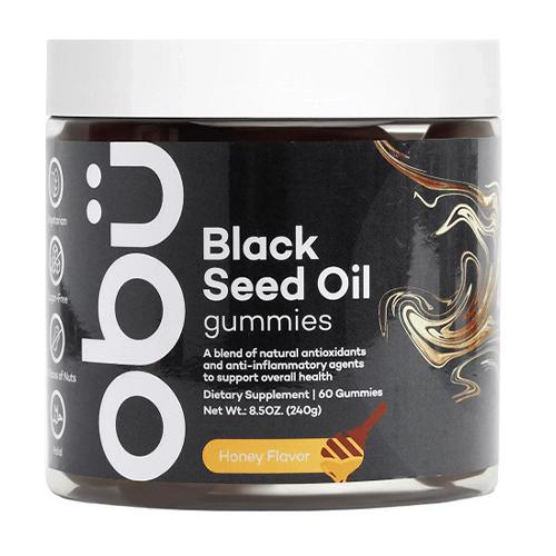 اوبو حلاو الحبة السوداء مكمل غذائي للرعاية الصحية العامة بنكهة العسل 60حلاو