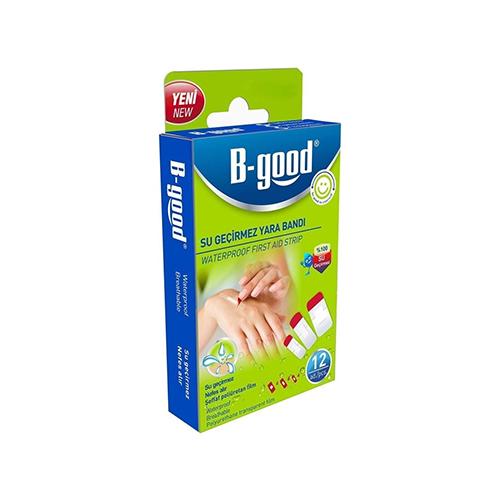بي جود لاصقة اسعافات اولية مقاومة للماء 12قطعة