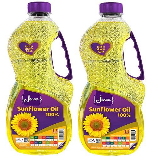 جنان زيت دوار الشمس 1.5لتر 2حبة
