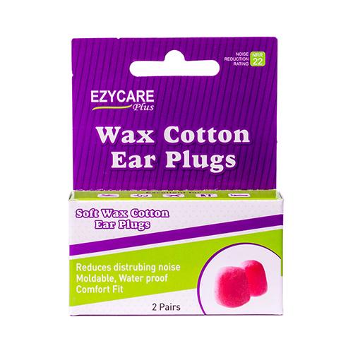 ايزي كير سدادات اذن شمعية قطنية 2زوج