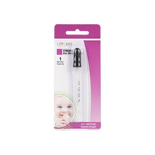 ايزي كير قطارة زجاجية ذات راس مستقيم 1مل