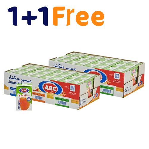اي بي سي نكتار مانجو 135مل 24حبة 1+1مجاناً