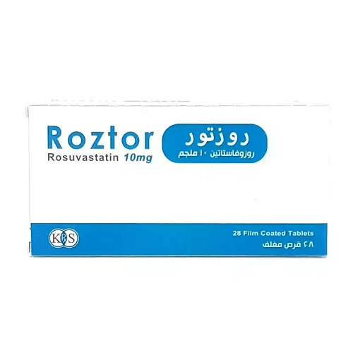 روزتور 10مجم لتقليل الدهون في الدم 28قرص