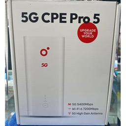 هواوي اوريدو راوتر سي بي اي 5برو 5G مفتوح لجميع الشبكات ابيض