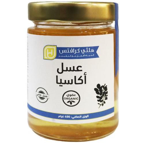 هيلثي كرافتس عسل الاكاسيا العضوي 400جم